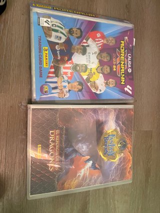 Pack 2 Álbumes Panini Adrenalyn y Fantasy Riders