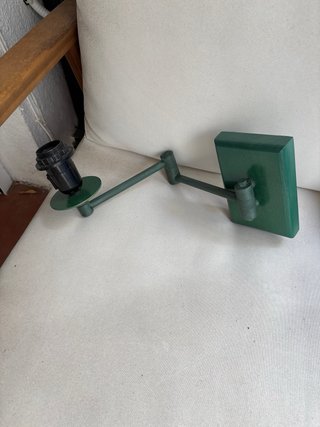 2 Apliques de Pared Madera y Forja