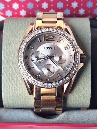 Reloj Fossil Riley ES2811 Multifunción Dorado