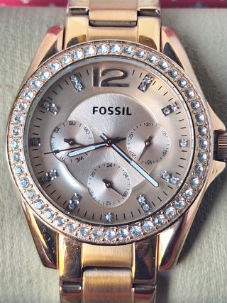 Reloj Fossil Riley ES2811 Multifunción Dorado