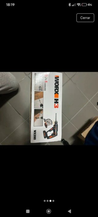 Taladro Worx H3 3 en 1 Inalámbrico