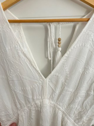 Vestido Pull and Bear blanco