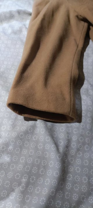 Abrigo de paño beige