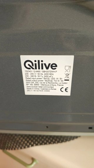 Microondas Qlive Negro