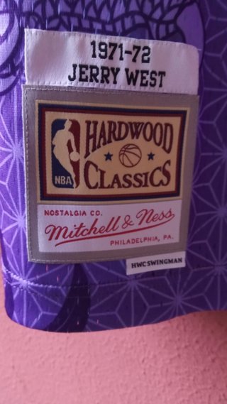 Camiseta Lakers Mitchell & Ness XL Morada Dragón