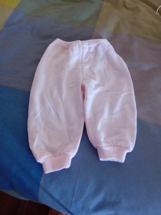 Pantalones de bebé rosa