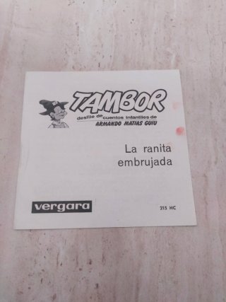Disco vinilo single Tambor