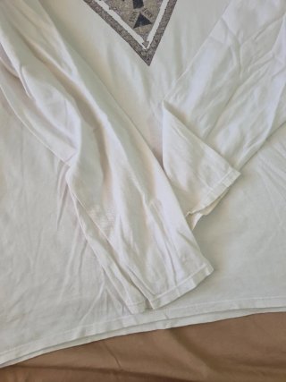 Camiseta Guess manga larga blanca