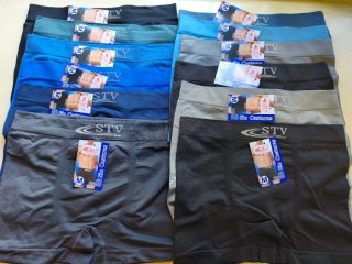 12 Calzoncillos STV Licra Talla M