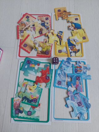 Juego 4 Puzzles Disney Princesas Ravensburger