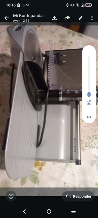 Cortafiambres Eléctrico Plateado