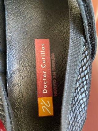 Zapatos Doctor Cutillas Talla 38 Negros