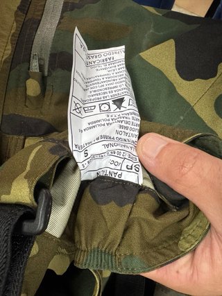 Traje nieve impermeable Boscoso Ejército