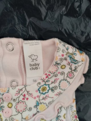 Peto bebé estampado floral