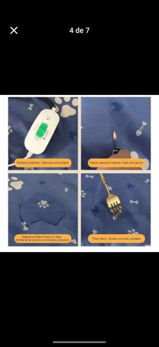 Manta Térmica Eléctrica para Mascotas NUEVA