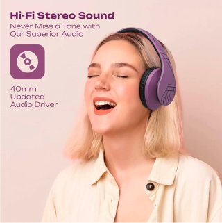 Auriculares Bluetooth Power Locus P2 Purple