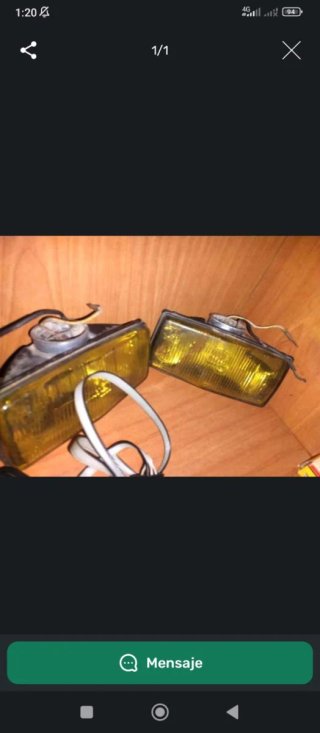Faros Antiniebla Amarillos marca cibie Renault