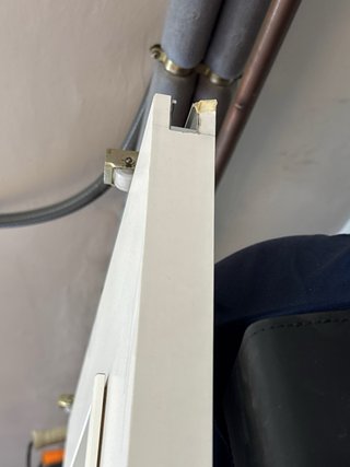 Puerta corredera de cocina madera lacada