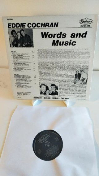 🇪🇸 Disco de vinilo de Eddie Cochran, 1982.