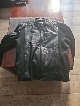Chaqueta de moto de piel Talla L