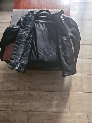 Chaqueta de moto de piel Talla L