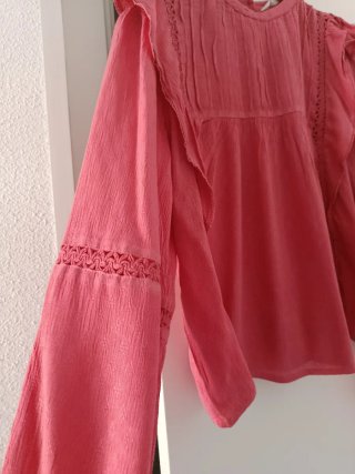 Blusa Stradivarius Rosa Talla XS