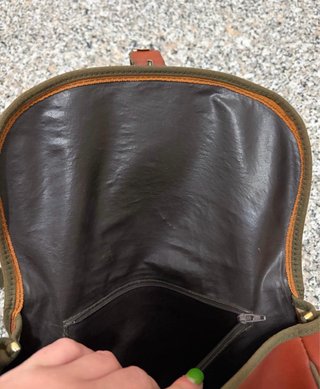 Borsa Coccinelle vintage pelle marrone