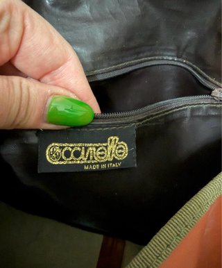 Borsa Coccinelle vintage pelle marrone