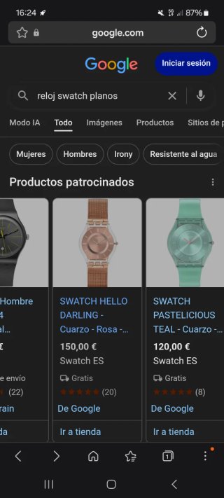Reloj Swatch Ultra Plano Oro y Plata pila nueva