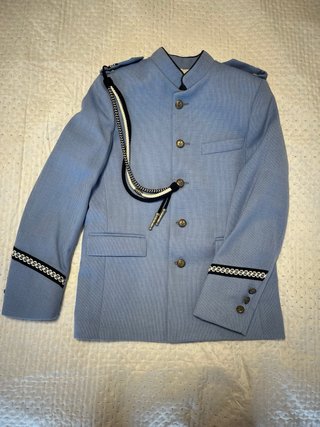 Traje de comunión niño azul. Talla 12