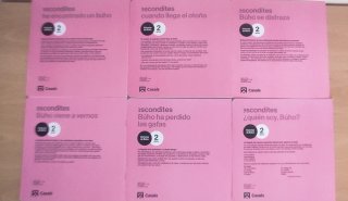 Libros Escondites Historias de Buho Casals 2 años