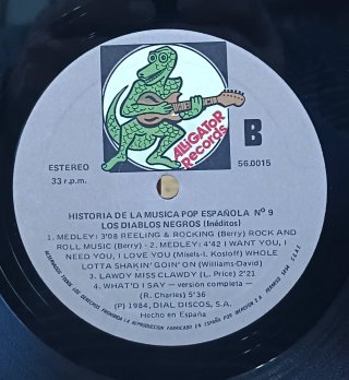 DISCO VINILO LOS DIABLOS NEGROS