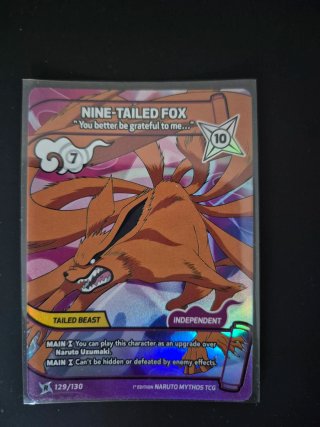 Carte Naruto Mythos TCG Nine-Tailed Fox