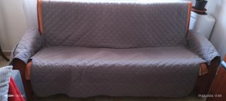 Sofá cama y 2 sillones cama con arcón