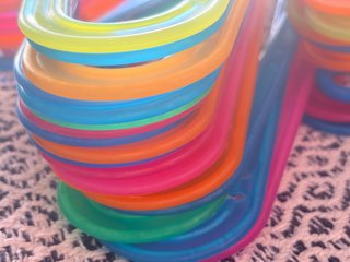 30 Perchas IKEA Plástico Niños Colores