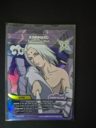 Kimimaro Earth Curse Mark Naruto Mythos TCG