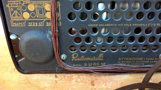 RADIO D'EPOCA RADIOMARELLI mod: 9U65M "FIDO 2"