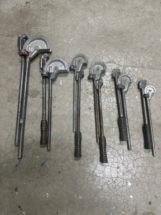 Juego de Curvadoras de Tubos Metálicas
