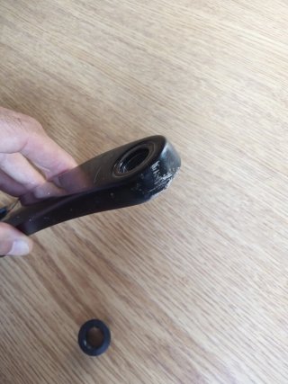 Pedivela eMTB SHIMANO STEPS FC-EM900 165mm Esquerd