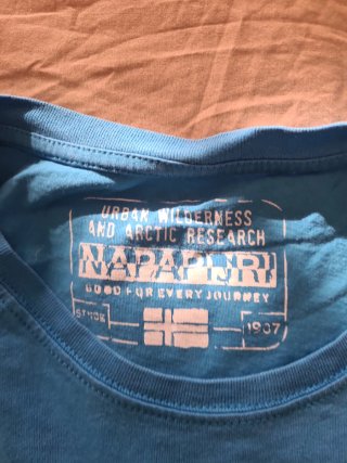 Camiseta Napapijri Azul manga corta