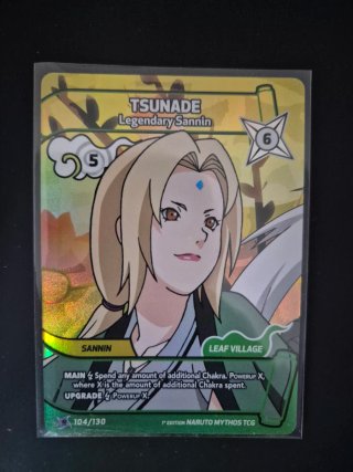 Tsunade Legendary Sannin Naruto Mythos TCG