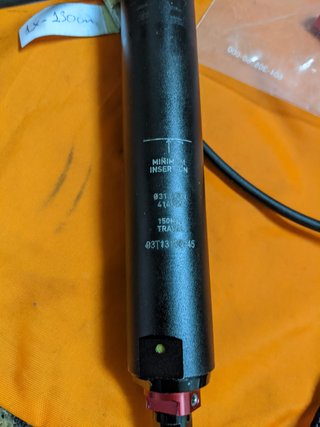 Tija Reverb C1 1X MUY BUENA,a punto. 31.6x150mm