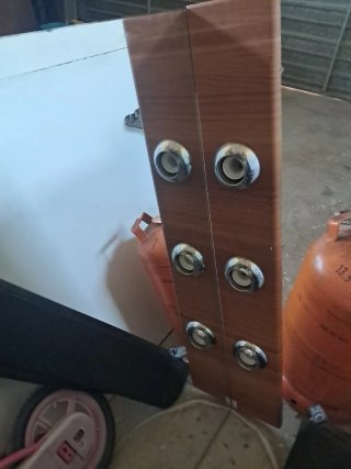 Mueble de baño madera y cerámica incluye cristal