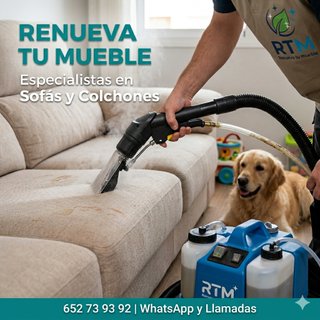 ¿Manchas en el Sofá? Limpieza de Tapicería a Domic