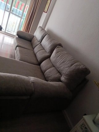 Sofá modular gris, 2 meses de uso
