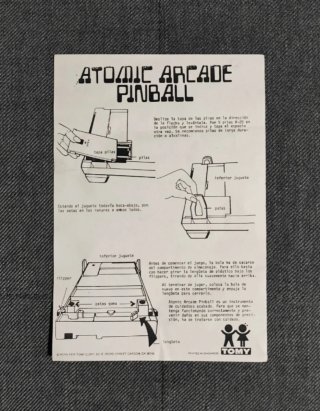 Pinball Flipper Tomy Atomic Arcade