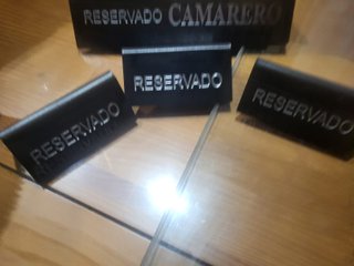 Reservado Camarero/Mesas
