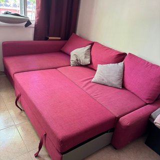 Sofá IKEA FRIHETEN Fucsia/Rosa
