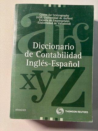 Diccionario de contabilidad inglés-español
