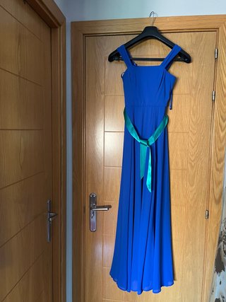 Vestido de fiesta azul talla 34